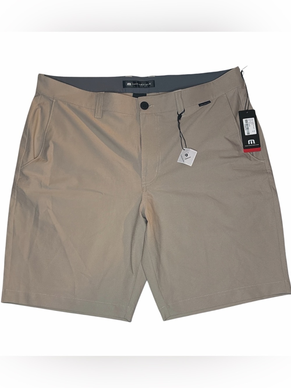 Travis Mathew Men's Tan Flat Front Shorts